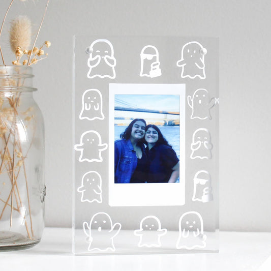 personalised ghost polaroid frame halloween gift ideas halloween decor aesthetic