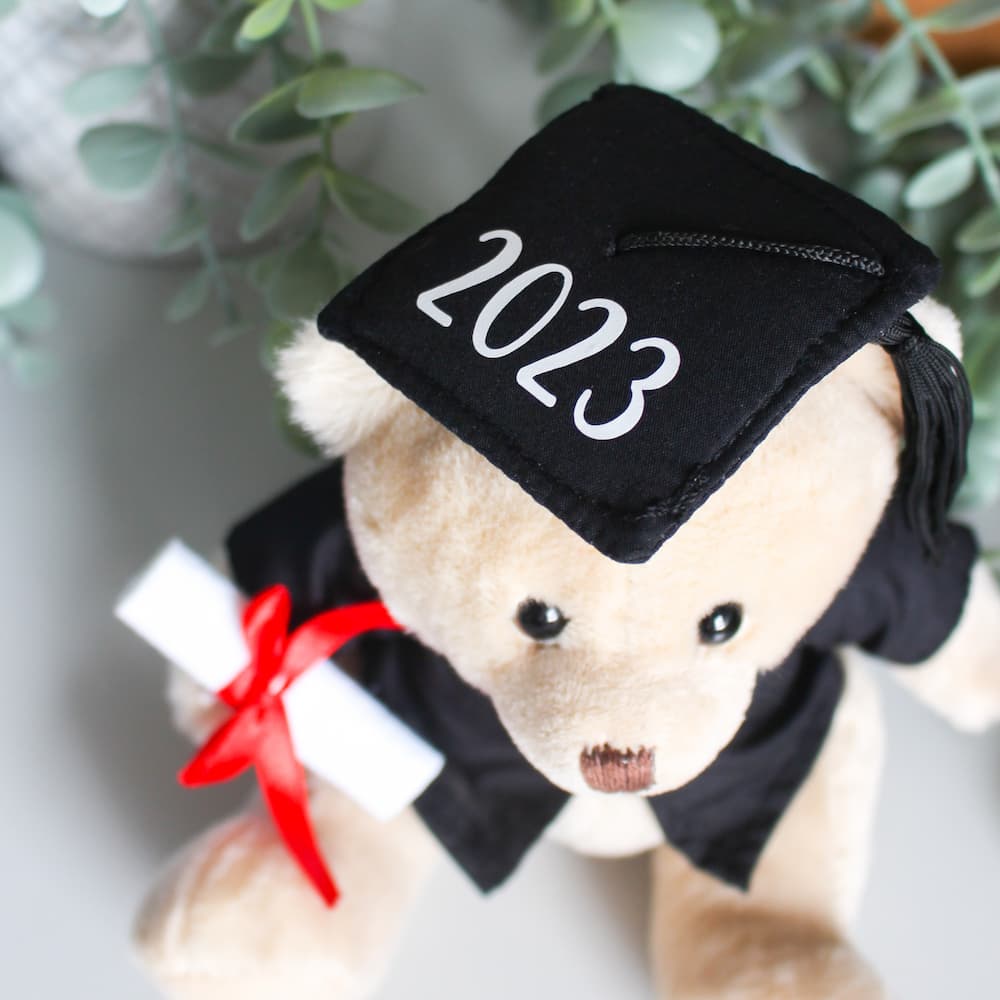 personalised graduation bear personalised graduation cap personalised graduation bear mini graduation gift grad bear gift
