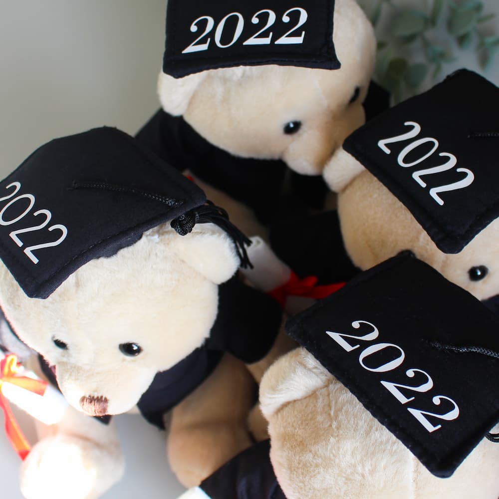 personalised graduation bear personalised graduation cap personalised graduation bear mini graduation gift grad bears australia