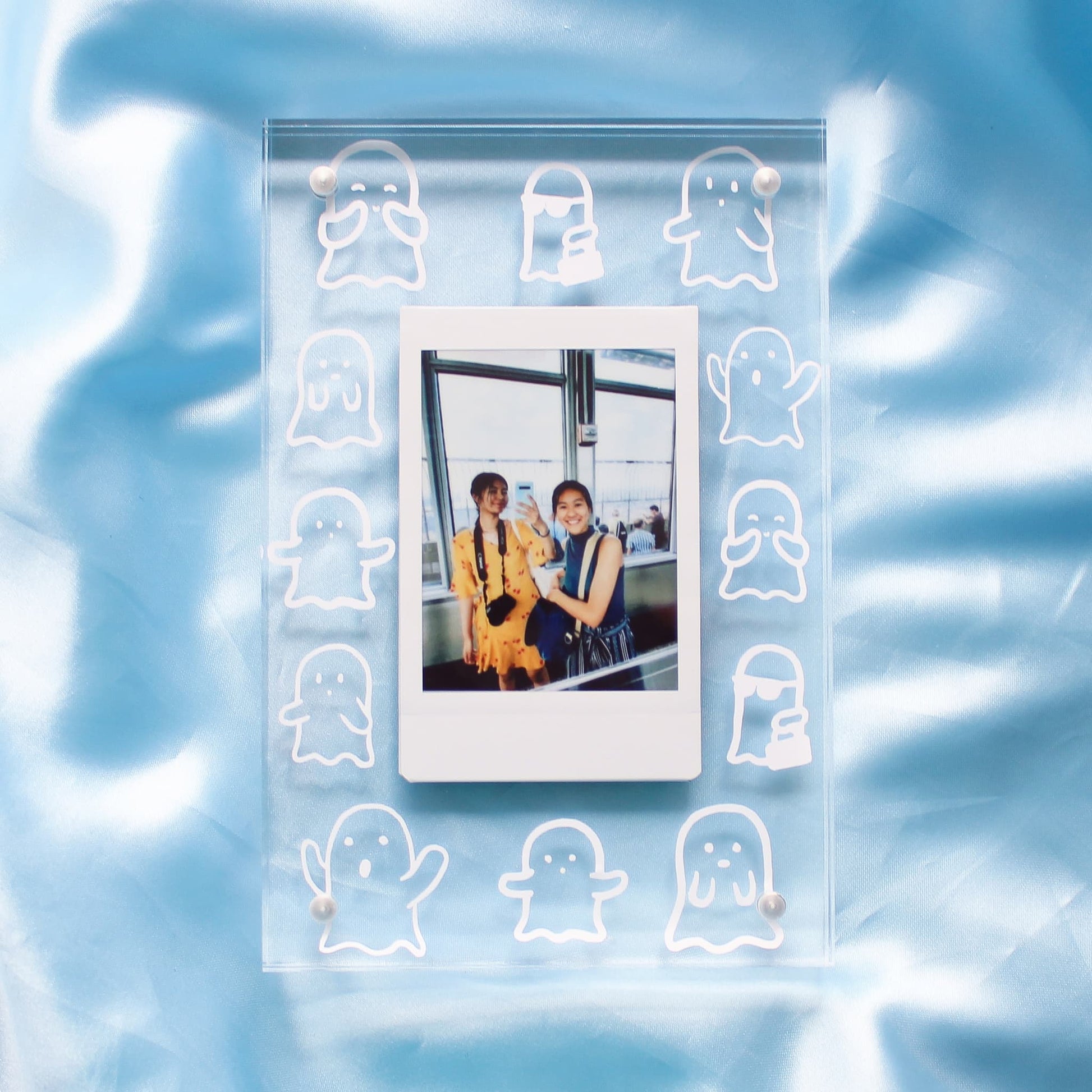 personalised halloween polaroid frame ghost frame
