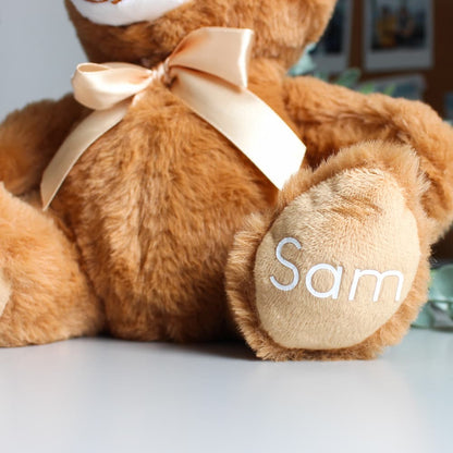 personalised teddy bear personalised bear anniversary gift bear valentines day bear valentines day personalised bear personalized plush bear