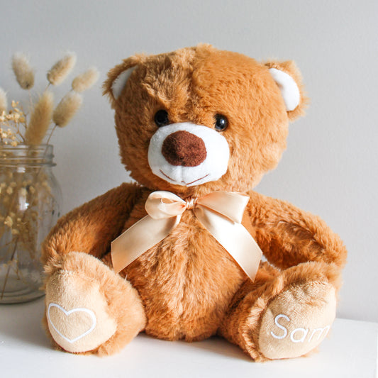personalised teddy bear personalised bear anniversary gift bear valentines day bear valentines day personalised bear personalized plush bear
