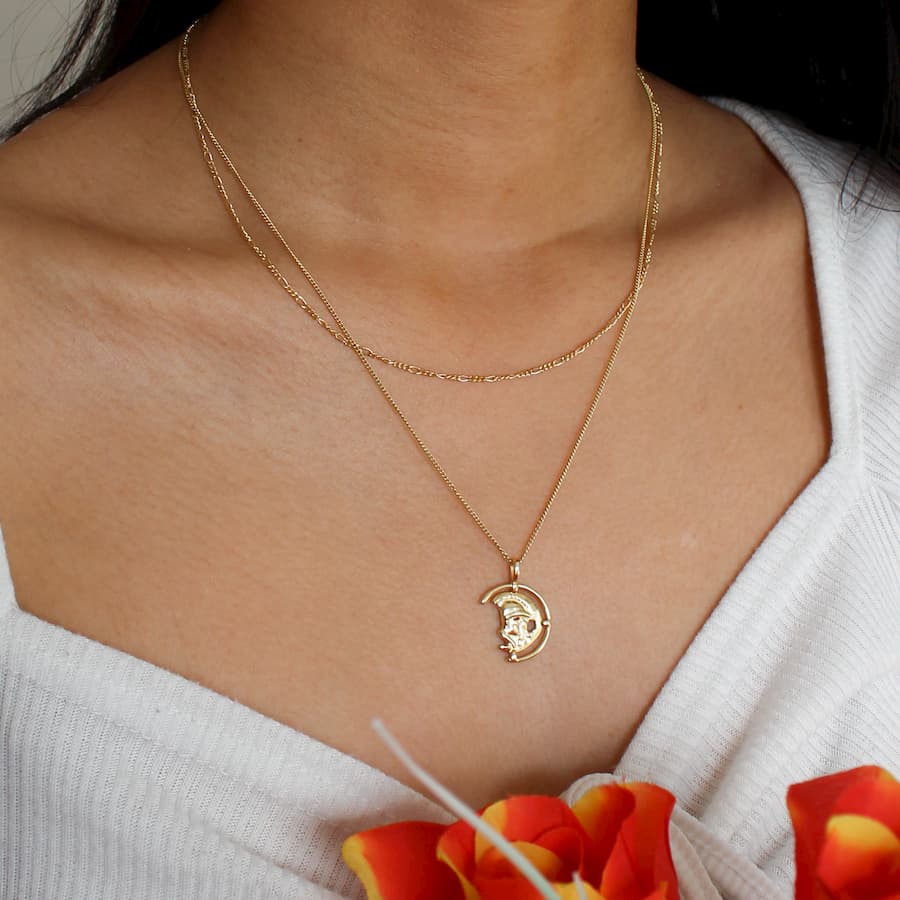 dainty gold necklace chain sterling silver 18k gold plated necklace elegant